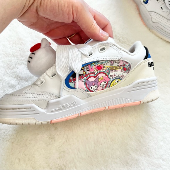 ADIDAS Originals Adi 2000 X Hello Kitty Sneakers Size 5.5 NWOB Novelty Artsy - Picture 4 of 10